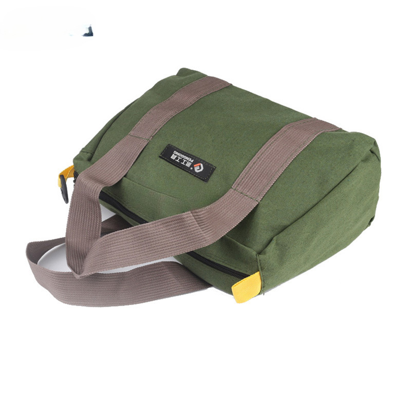 Bolso de herramientas portátil simple de tela Penggong Oxford, bolsa de herramientas, bolsa eléctrica, bolsa de almacenamiento de piezas de herramientas, bolsa de mantenimiento