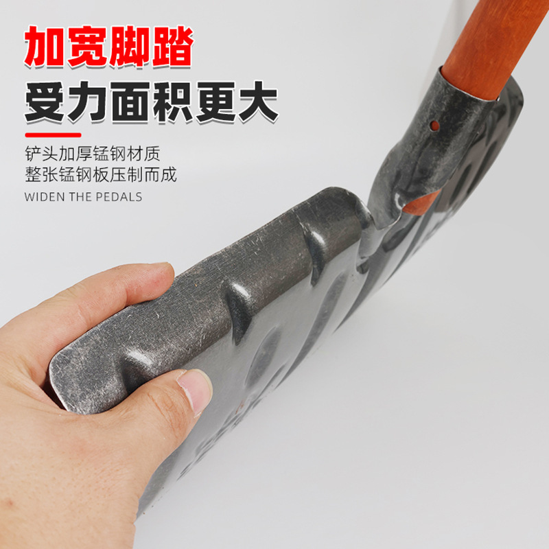 Herramienta de remoción de nieve multifuncional de remoción de nieve de artefacto de remoción de nieve tipo rueda de empuje de nieve de acero de acero de espesación de remoción de nieve de correa de empuje de grano