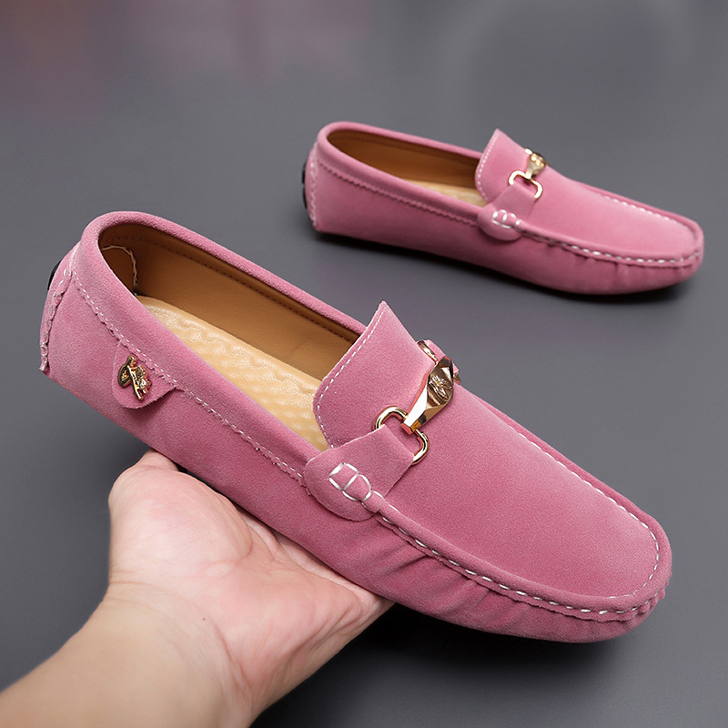 Light Luxury Cross-Border 2026 Spring/Summer Large Size Suede Men's Loafers Work European and American Style Casual Shoes Driving Leather Shoes Light Luxury Cross-Border 2026 Spring/Summer Large Size Suede Men's Loafers Work European and American Style Casual Shoes Driving Leather Shoes