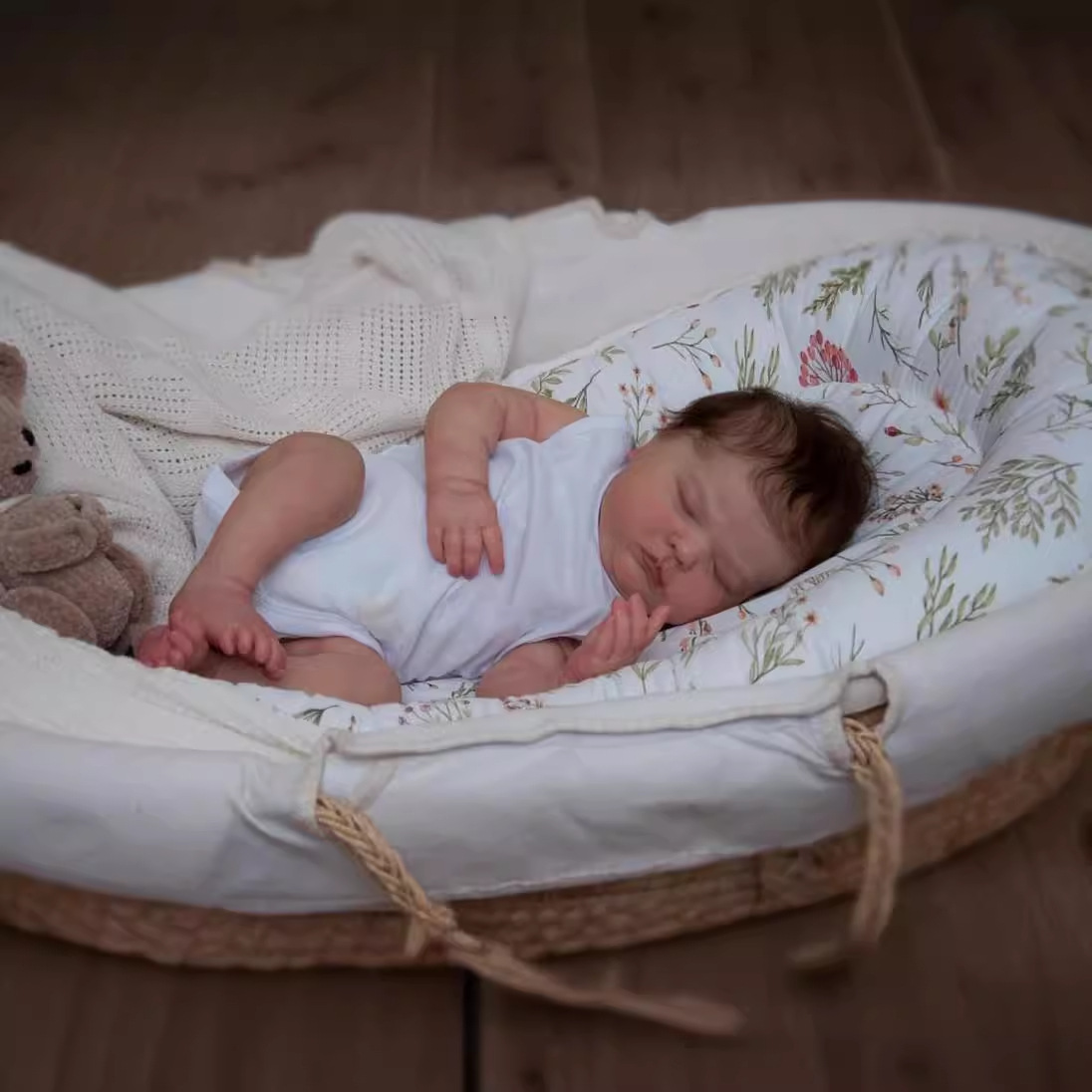 19 pulgadas Tessa Dormido simulación bebé renacido muñeca transfronteriza e-commerce nicho suministro de una sola pieza de entrega
