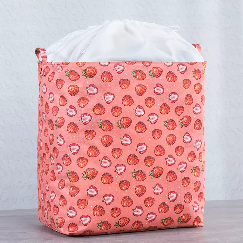 100升无纺布收纳袋 束口收纳筐衣服棉被整理袋子搬家收纳筐批发