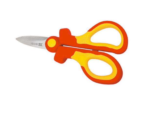 波斯（BOSI）VDE绝缘剪刀 电工刀 线槽剪电线剪刀BS600227