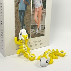 国境を越えたホットモデル 3D プリントかわいいバナナドラゴン立体関節可動装飾品クリエイティブジュエリーアクセサリーギフト