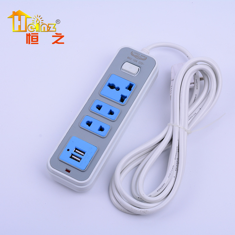 外贸东南亚 泰国 缅甸 菲律宾智能多用插排手机充电USB接线板厂家