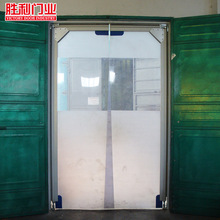 厂家定 制透明软门 平开自由碰撞门 180度自由门透明平开自由软门