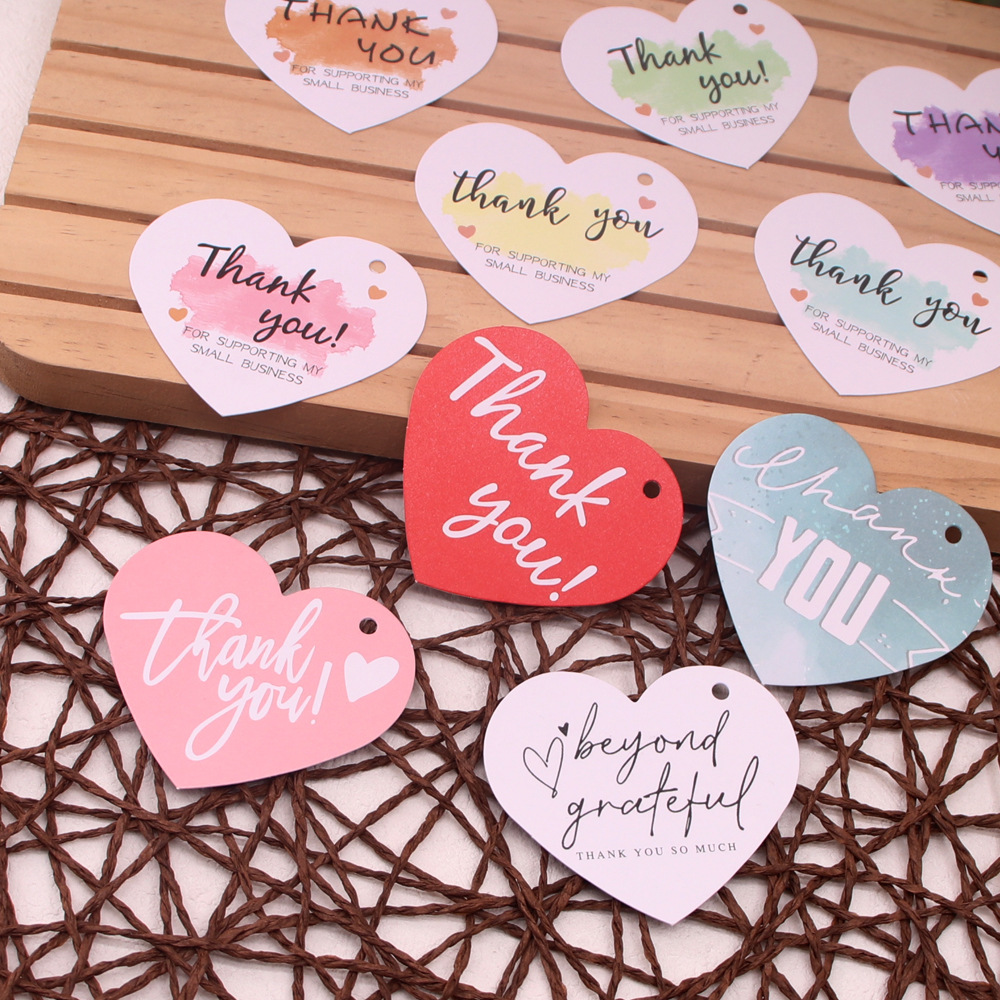 Simple Style Letter Heart Shape Paper Daily Card display picture 6