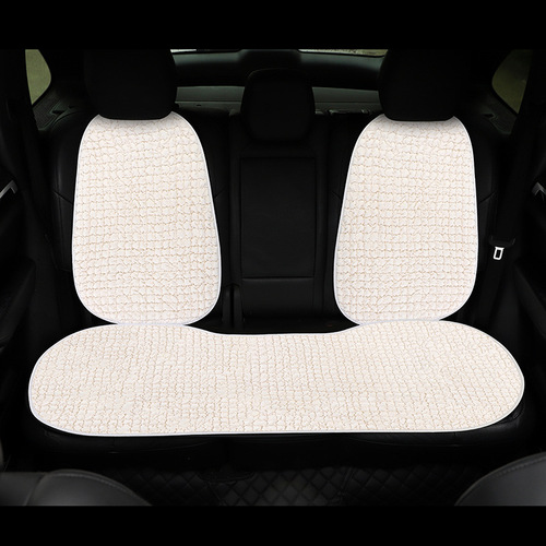 Puff grid car seat cushion Four-season universal car single-piece breathable non-slip seat cushion Goddess car interior supplies