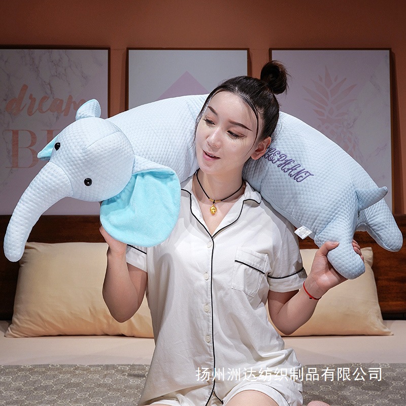 Verano helado almohada larga almohada para dormir niñas en la cama de pierna de cama almohada para dormir embarazada almohada para dormir niños image 4