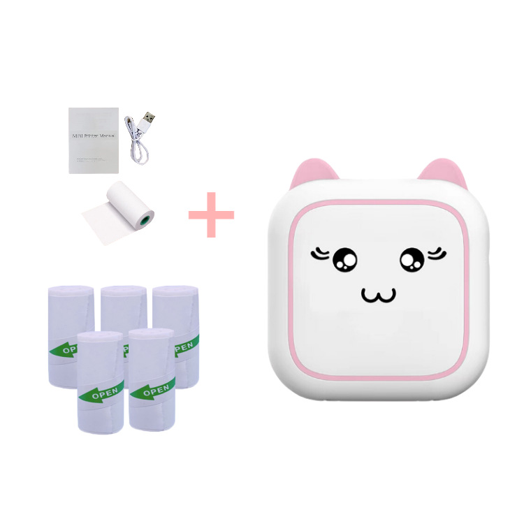 Polvo C25 + 5 rollos de papel adhesivo