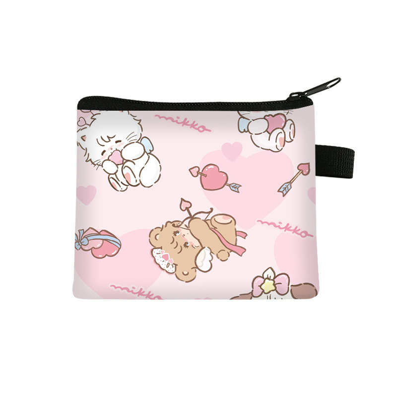 国境を越えたmikkoブランドの小銭入れ、子供用ショートミニバッグ、キュートな小型バッグ、学生向け大容量収納キーバッグ、卸売