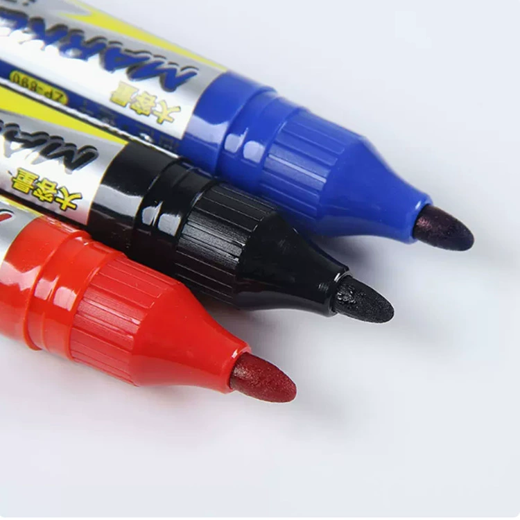 Zhipai 890 marker black oily big head pen does not fade, single head oily pen thick head marker cannot be erased