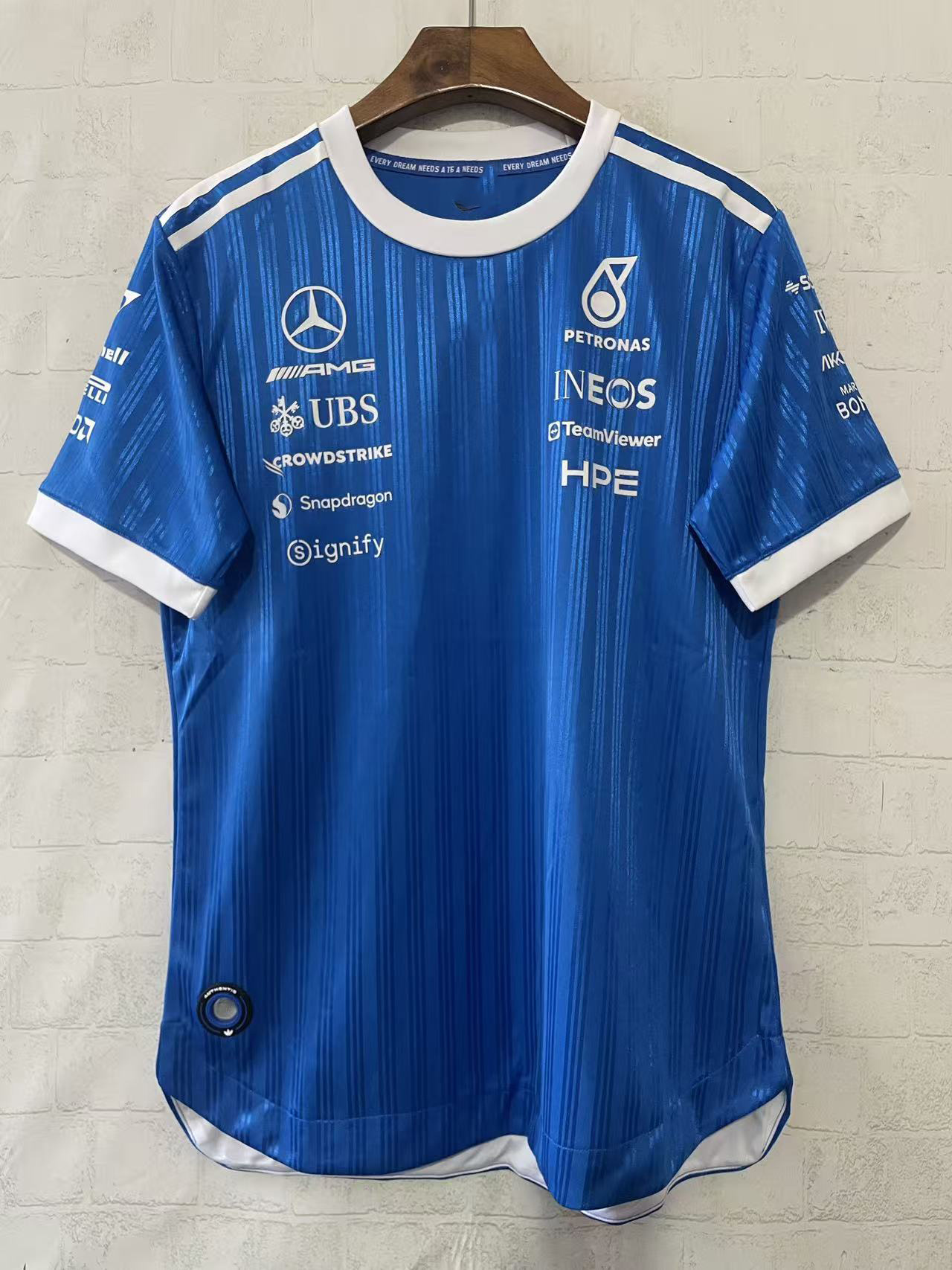 2026F1梅赛德斯蓝色圆领 / S