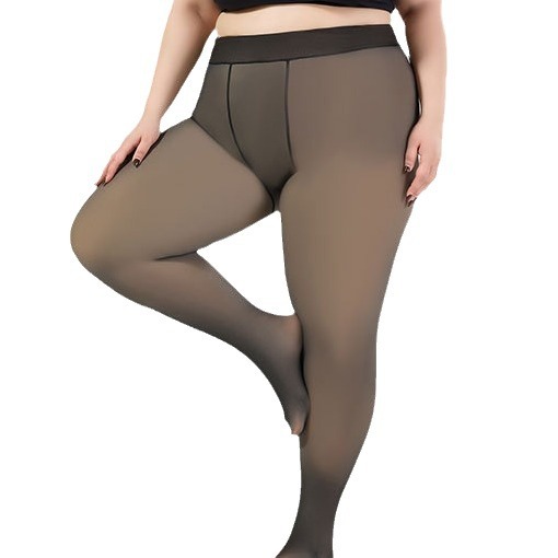 Medias de seda negras de talla grande europeas y americanas para primavera y otoño, leggings integrales negros transparentes de 80g con tono de piel, venta al por mayor en Amazon.