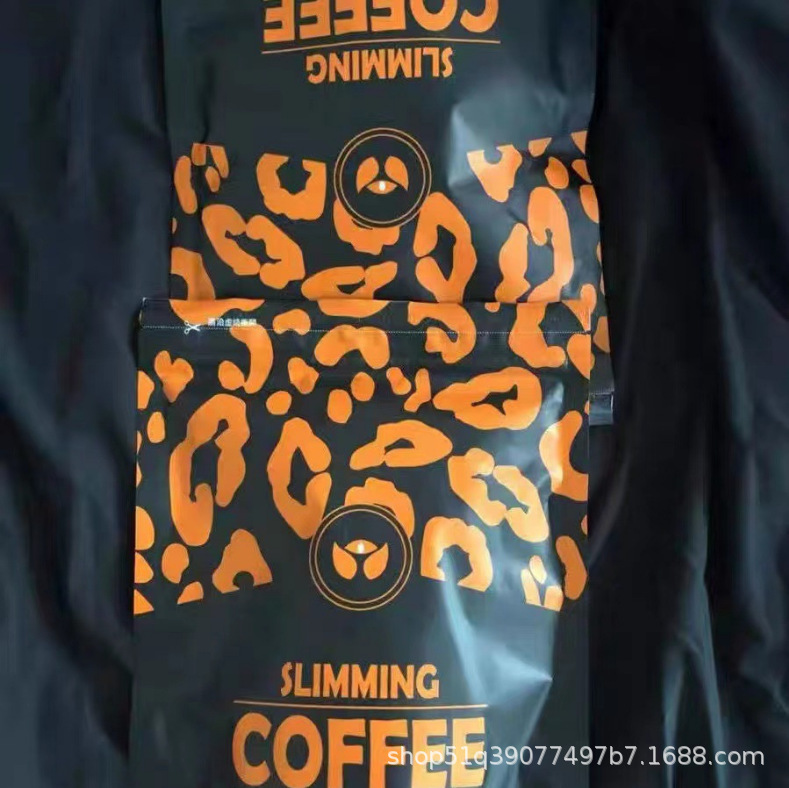 尚陌豹纹咖啡 coffee 西班牙麦吉黑强版低脂提神速溶小蛮腰