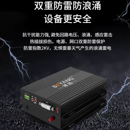 Боян без сжатия Full HD DVI видеопередатчик оптический 1-канальный видеопередатчик DVI удлинитель пара BY-1DA