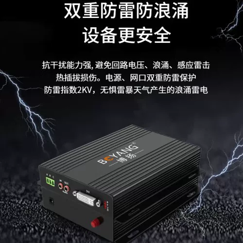 Боян без сжатия Full HD DVI видеопередатчик оптический 1-канальный видеопередатчик DVI удлинитель пара BY-1DA