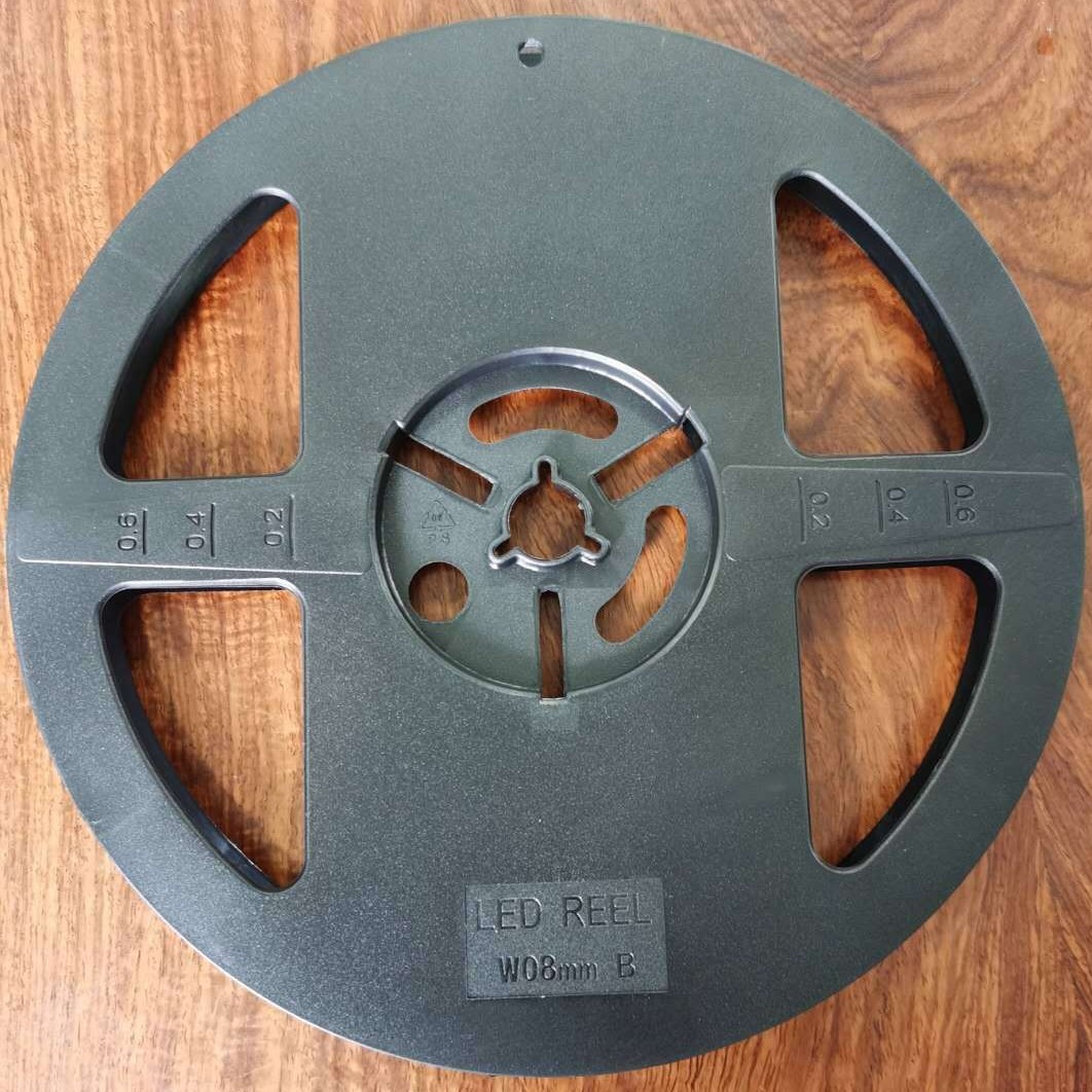 工厂直销 黑色环保 PS塑胶塑料灯条灯带载带半导体卷盘7寸178*8MM