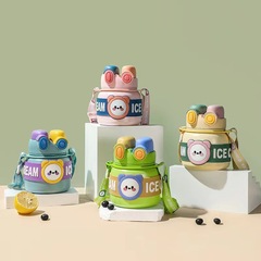 可愛卡通兒童保溫杯316不鏽鋼水杯雙飲口設計高顏值水杯禮品水杯