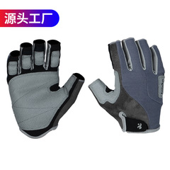クロスボーダー夏用アウトドアクライミンググローブ、登山用滑り止め耐摩耗性薄型ハイキング、ダウンヒル保護、通気性スポーツグローブ