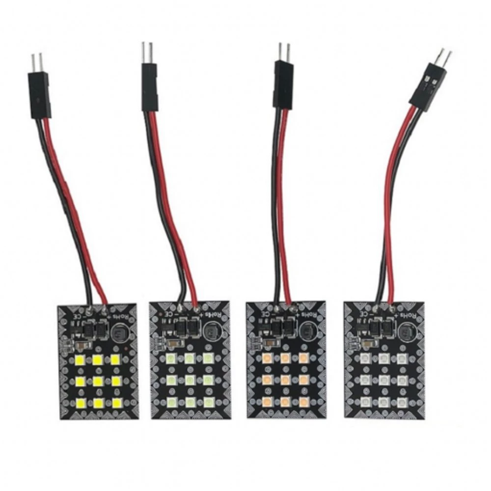 Светодиодный светильник на крыше автомобиля 3030 9SMD 12-24V Универсальный алюминиевый панелевый светильник для чтения с высокой температурой