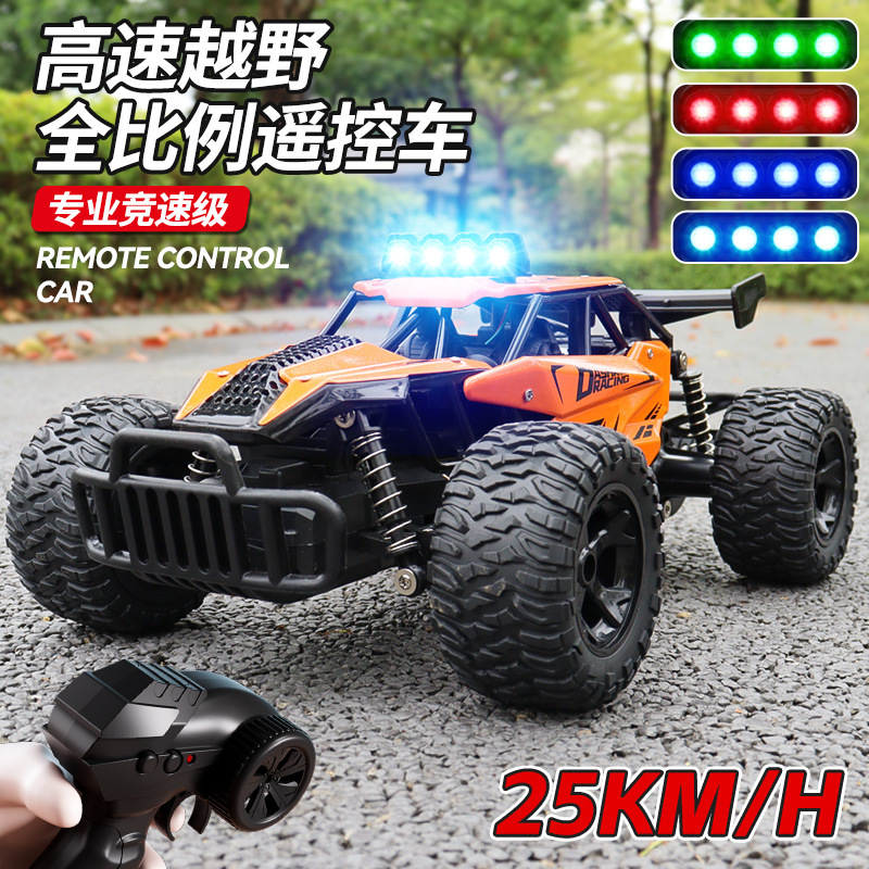 Cross-Border 1:12 Full Scale Throttle Alloy Remote Control Car High-Speed Big-Foot Climbing Off-Road Vehicle Racing Model Toy