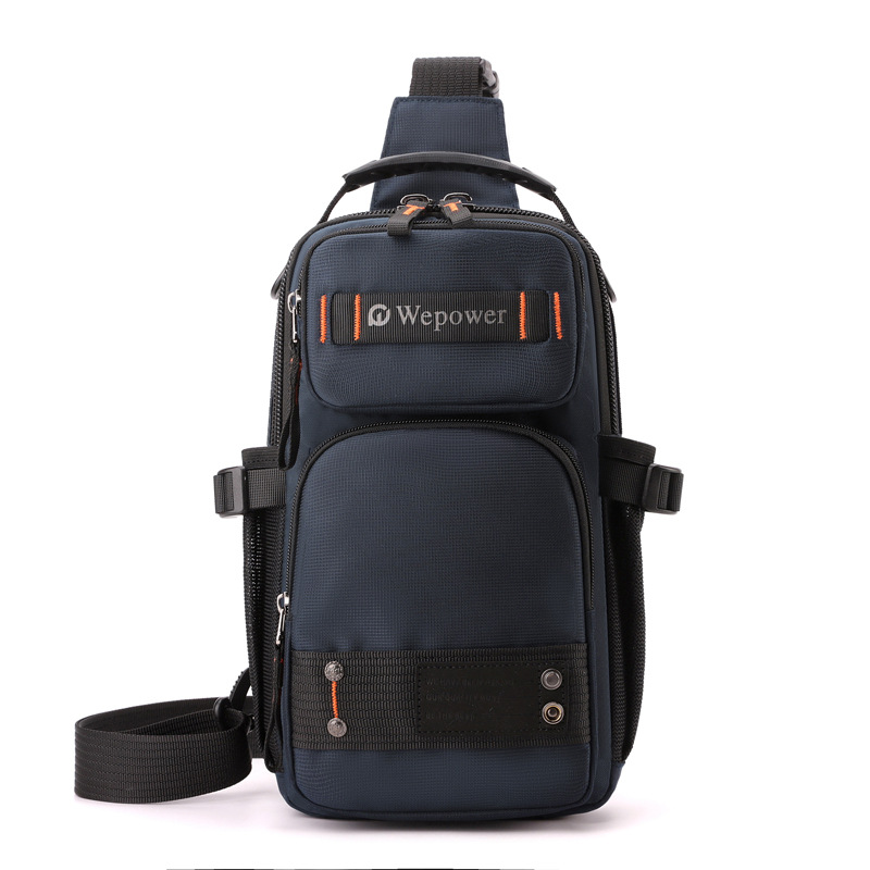 WEPOWER nueva moda para hombres bolso de pecho multifuncional mochila pequeña mochila al aire libre mochila de hombro