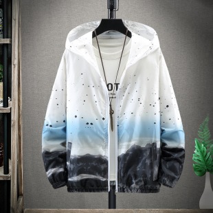 Men's New Sun Protection Shirt for Men and Women, Skin Clothing for Men and Women, Youth Outdoor Casual Hooded Thin Sun Protection Clothing for Men