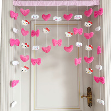 少女心ins八喜福屋可爱卡通装饰窗帘可爱门帘挂饰装饰帘