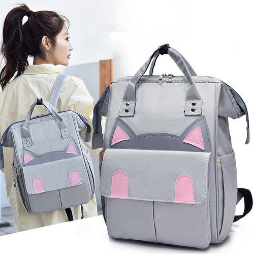  New Mommy Bag Large Capacity Outing Baby Carrier Bag Nanny Bag Lightweight Multi-purpose Dual-shoulder Waterproof Backpack