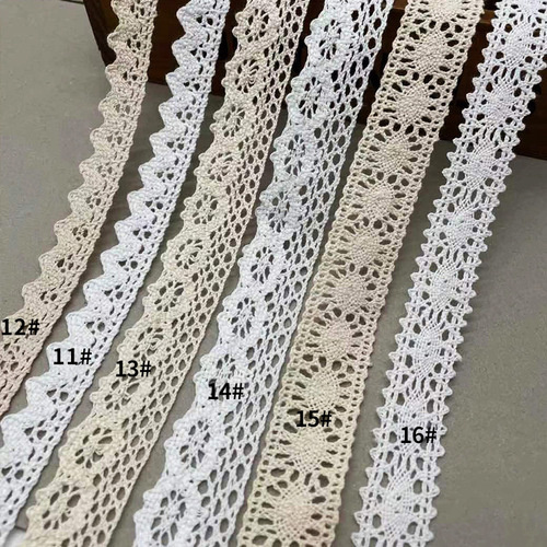 Factory Stock Cotton Thread Lace DIY Home Textiles Clothing Accessories Sofa Curtains Hats Cotton Thread Lace Material Wholesale