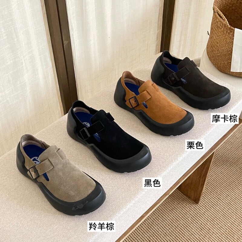 Henan Sangpo New Style Vintage Birkenstock-Style Slip-On Half-Mule Women's Potato Mule Thick-Soled Slippers Henan Sangpo New Style Vintage Birkenstock-Style Slip-On Half-Mule Women's Potato Mule Thick-Soled Slippers