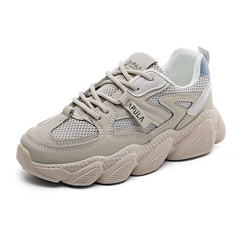 ins Korean version of dad shoes for women 2024 spring new student running sneakers casual breathable soft sole lightweight mesh shoes