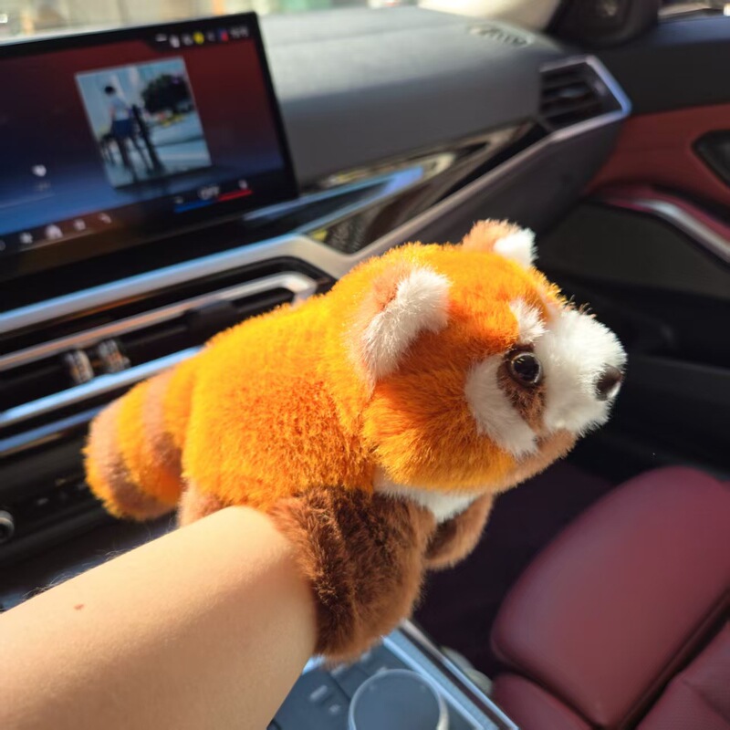 かわいい小さなアライグマバックパック人形手首リング子供のブレスレットぬいぐるみ人形アライグマペンダント女の子|undefined