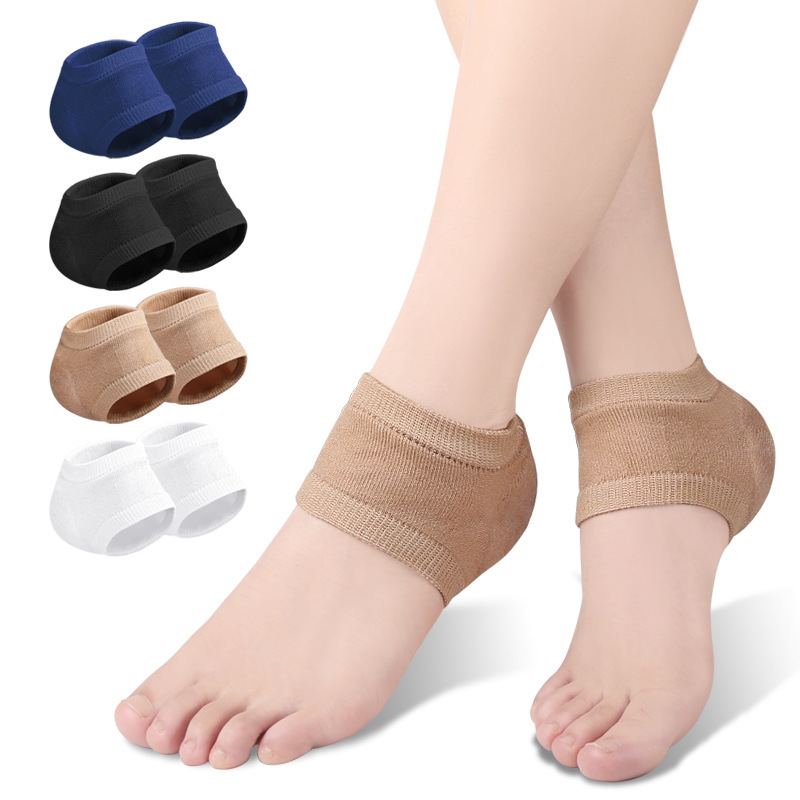 Heel cracking protective cover moisturizing silicone men's and women's foot protection cover anti-cracking foot protection socks heel heel pain