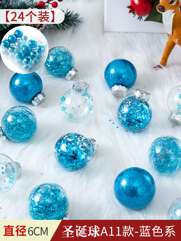 Bola pintada de Navidad Bola de perlas macaron galvanoplastia Bola brillante pintada Bola de forma especial colgante árbol de Navidad bola decorativa