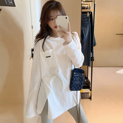 春と秋の大きいサイズ26本の純綿の中の長さは底の小さいシャツを打ってゆったりしています。