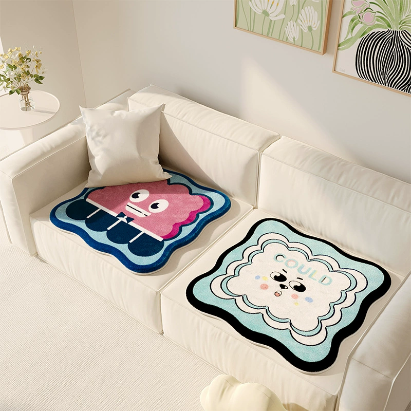 Winter plush non-slip sofa for students