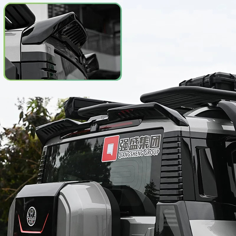 Applicable to Jietu Traveler/Shanhai T2 Tail Special Vehicle Top Wing Modified Fixed Wind Wing Exterior Rear Spoiler Accessories