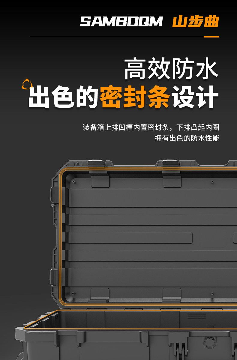 Samboqm Genuine Roof Gear Box, Explosion-Proof Box, Outdoor Three-Proof Box, Car Storage Box