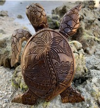 跨境新款 夏威夷海龟 海滩摆件户外装饰树脂工艺品 仿真海龟摆件