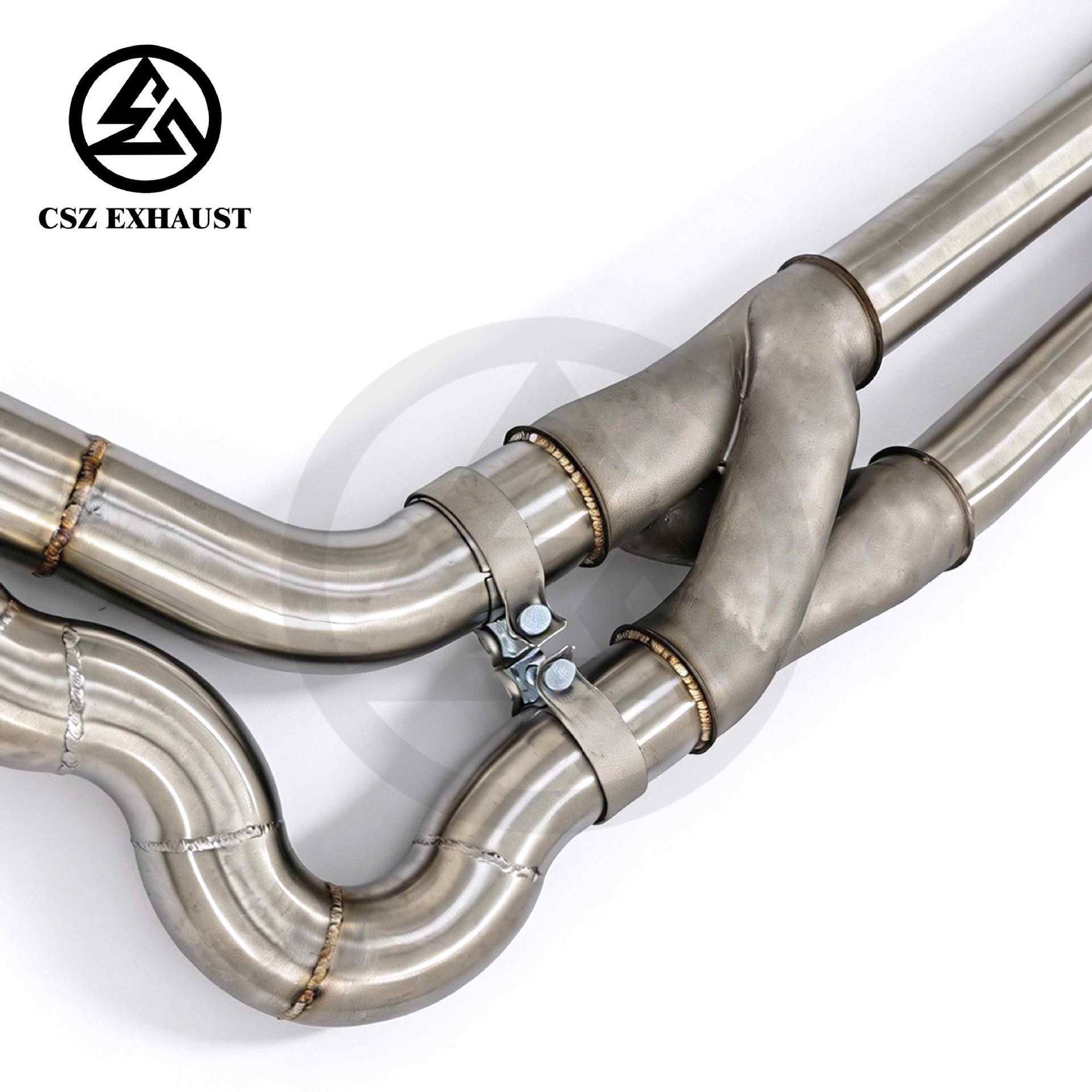 Suitable for BMW F97 F98 X3M X4M S58 3.0T with resonator, equal-length Z-type design mid-pipe