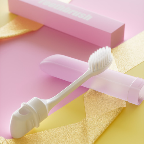 [Folding Toothbrush] Adult Soft-bristled Household Couple Oral Cleaning for Business Travel Independent Pack Portable Manufacturer