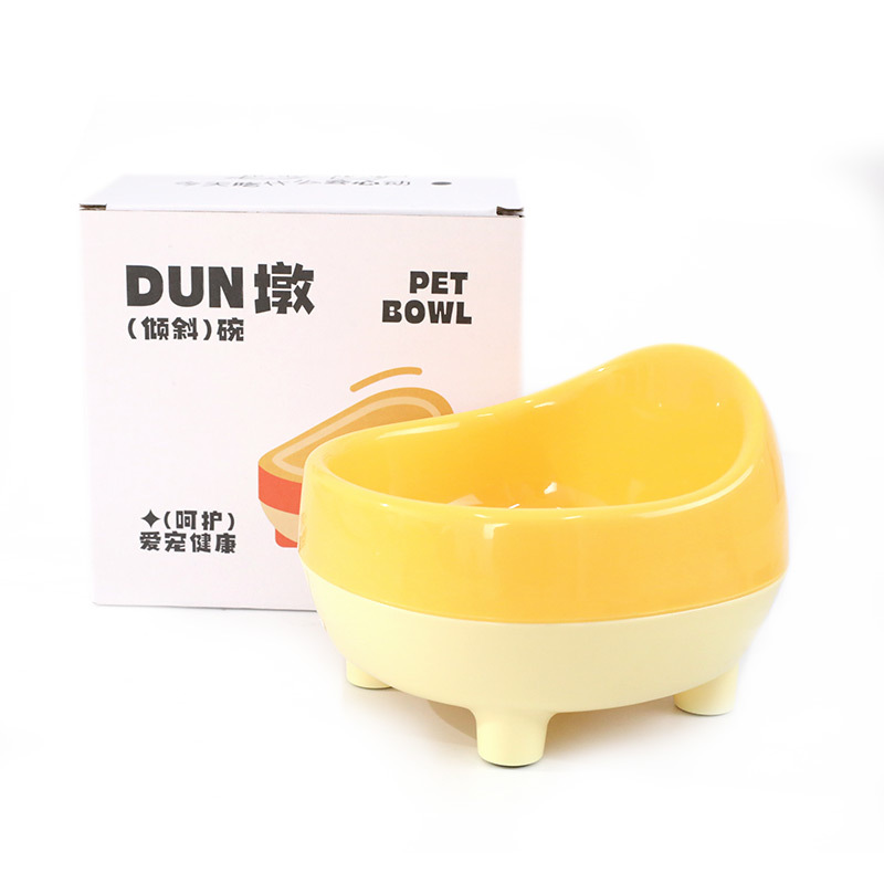 Pipitao original boca plana muelle muelle boca oblicua olla individual suministros para gatos tazón doble para gatos tazón para mascotas
