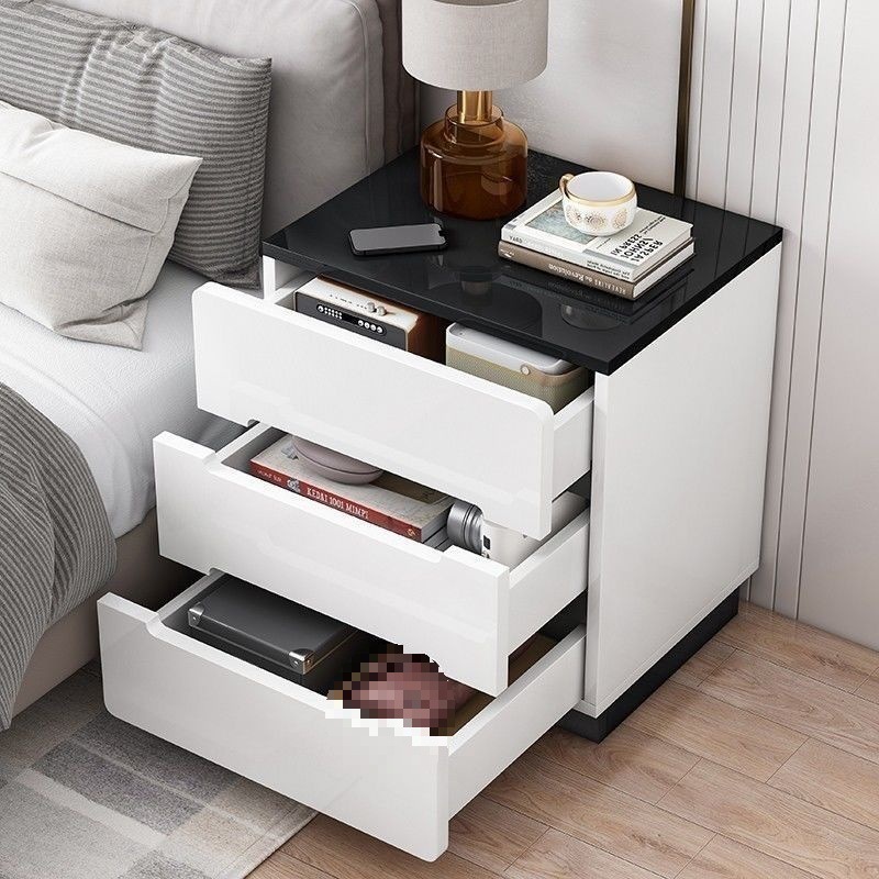 Bedside Table Bedroom Home Simple Modern Bedside Storage Cabinet Multi-Layer Storage Cabinet Simple Light Luxury Rental House Cabinet