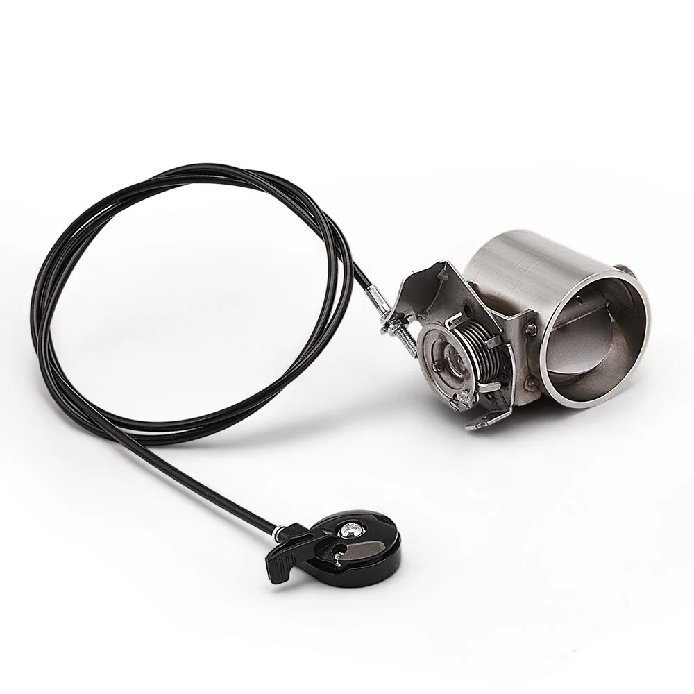 51/60mm Motorcycle Modified Exhaust Pipe Manual Mechanical Exhaust Valve Gear Switch Silencer Noise Reduction Valve