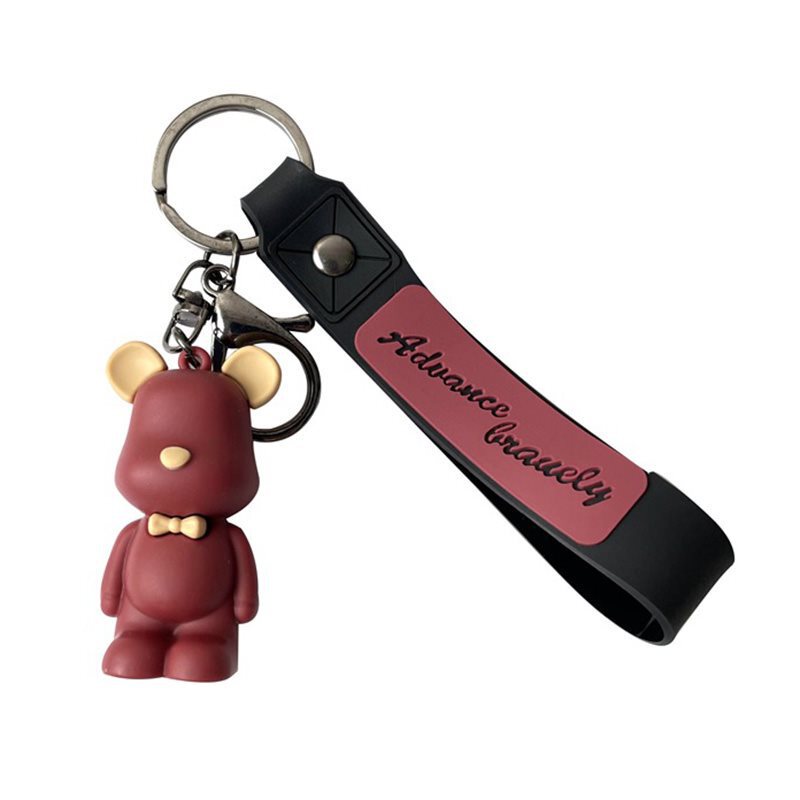 ネットセレブ人気の暴力的なクマのキーホルダーかわいいクマの人形バッグペンダントショッピングモール会社のオープニングイベントギフト|undefined