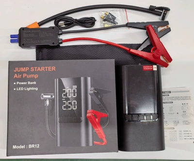12V Emergency Power Bank — Hava nasosu - english-version-br12-10000mah-smart-clip-battery-pack-carrying-case