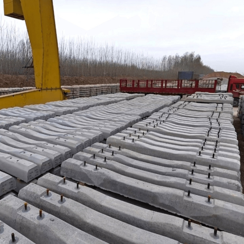 Dormiento de hormigón especial para carretera de cemento de mina con alta resistencia a la corrosión y instalación estable