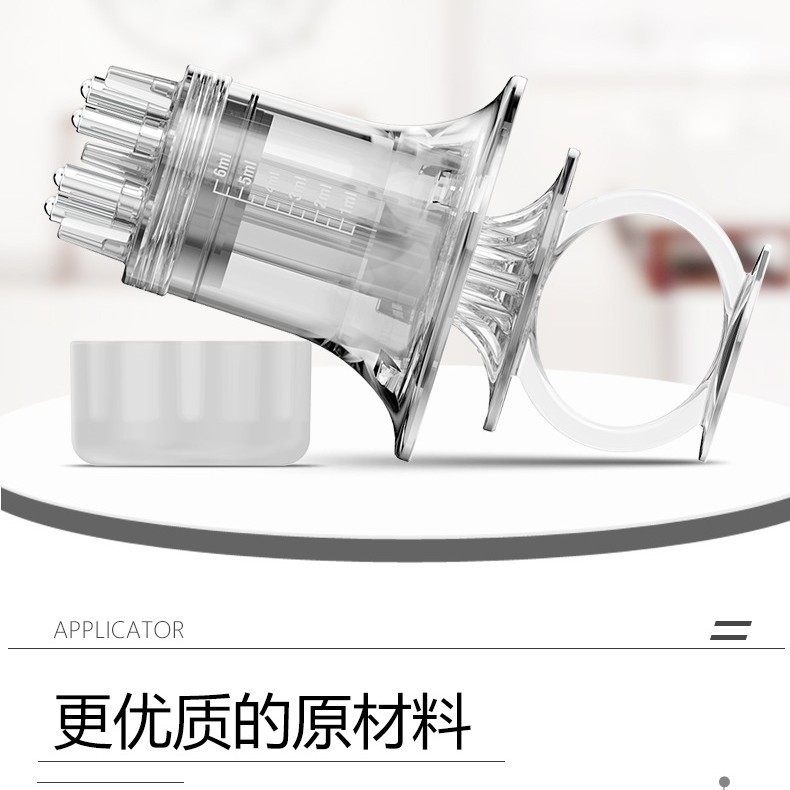 米诺二代泡沫上药器药膏生发液体精油状凝胶导入梳头部育发涂抹器|undefined