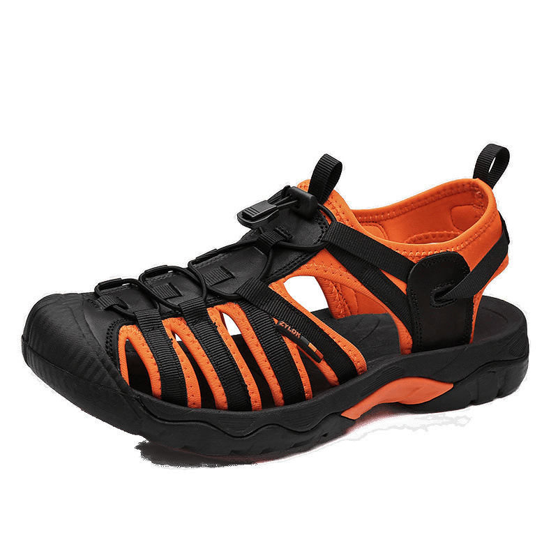 Sandalias de verano transfronterizas para hombres Sandalias transpirables de gran tamaño de comercio exterior Zapatos huecos ligeros al aire libre Sandalias de hombre de moda casual